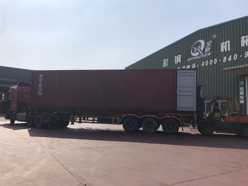 Mesin Roll Forming Pintu Shutter ke Ghana